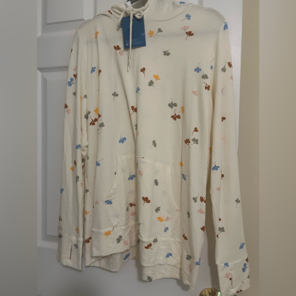 Market and Spruce butterfly knit hoodie
